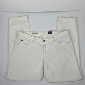 Adriano Goldschmied white  the stillt roll- up casual denim jeans size 28